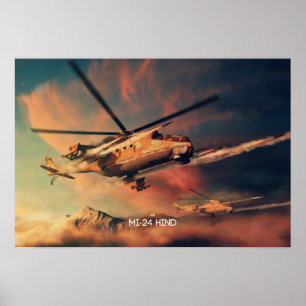 Poster Mil Mi-24 Hind