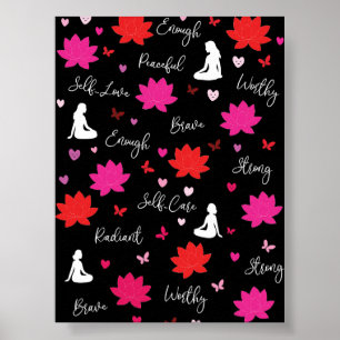 Poster Modern Self-Love Line Art Print