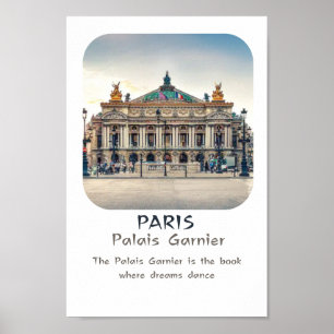 Poster monument of Paris : Palais Garnier