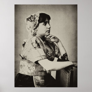 Poster: Moorish Woman, Tangier, Morocco, 1898 Poster