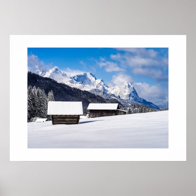 Poster Mountain Scene (Front)