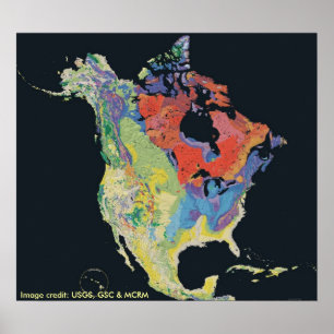Poster / North American Continent