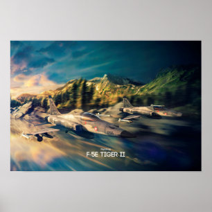 Poster   Northrop  F-5E Tiger II