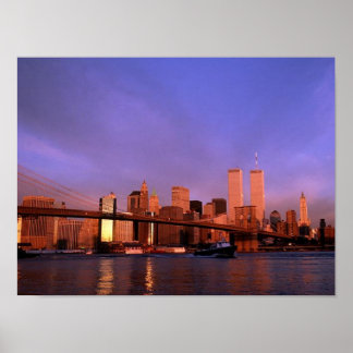 POSTER NYC~ World Trade Centre ~ Twin Towers