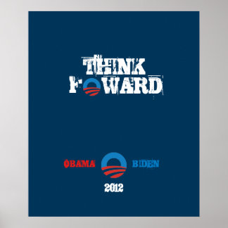 Poster Obama - Biden 2012 Think Forward
