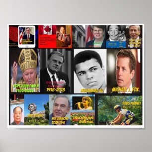 Poster of famous Parkinson’s patients