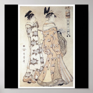 Poster of Japanese painting c. 1780-1800