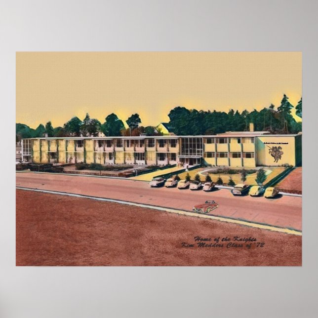 Poster of Karlsruhe American High School, Germany (Front)