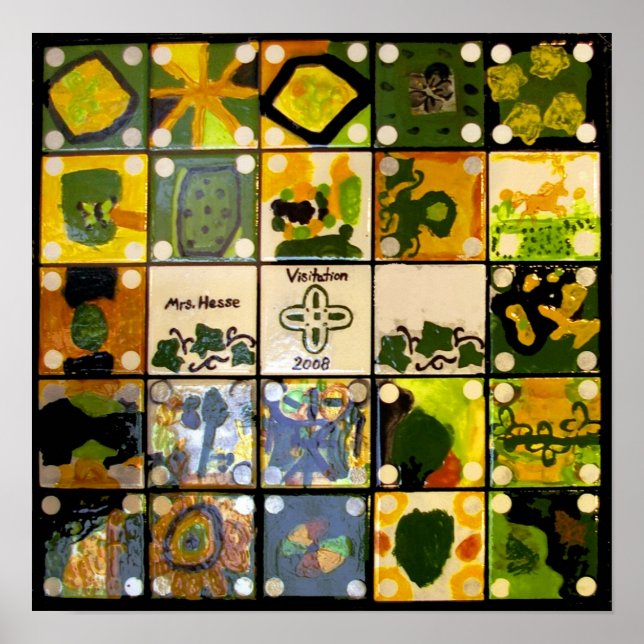 Poster of Mrs. Hesse's Class Art Project (Front)