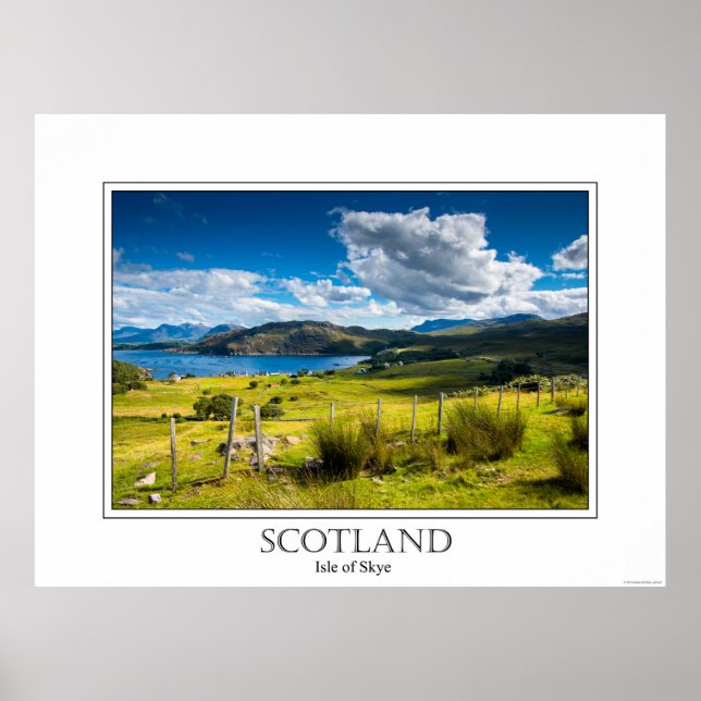 Poster of the Isle of Skye in Scotland (Front)