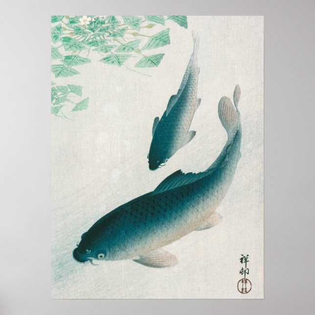 POSTER : OHARA KOSON : CARP/KOI 1926 (Front)