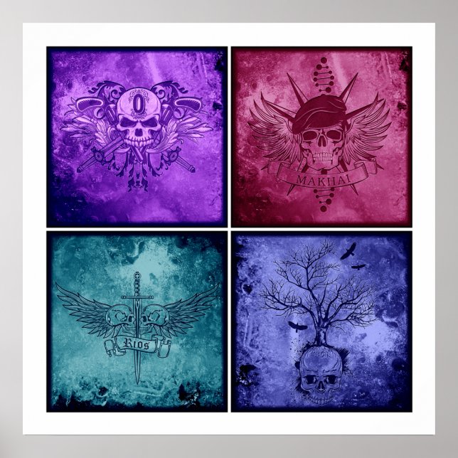 Poster: O'Kanes, Riders, Rios & Makhai Logos Poster (Front)