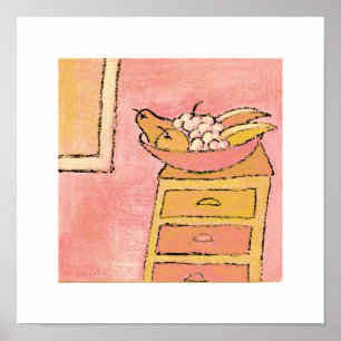 poster painting fruit bowl