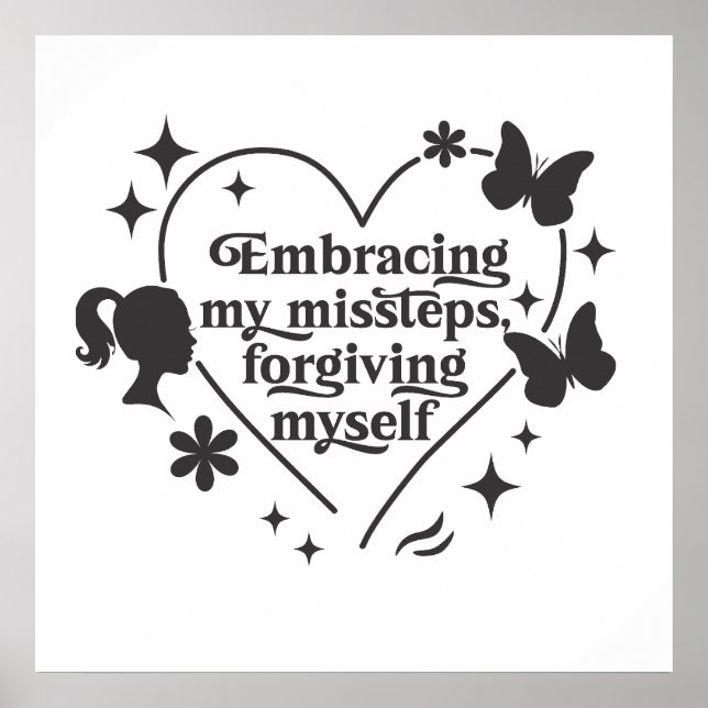 Poster Paper Semi-Gloss Artwork Positive Mindset (Front)