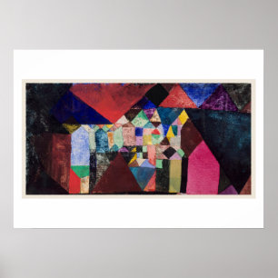 POSTER : PAUL KLEE : MUNICIPAL JEWEL