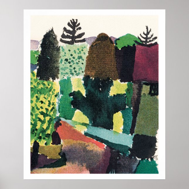 POSTER : PAUL KLEE : PARK 1920 (Front)