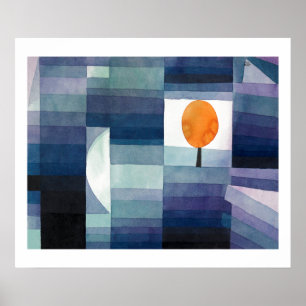 POSTER : PAUL KLEE : THE HARBINGER OF AUTUMN