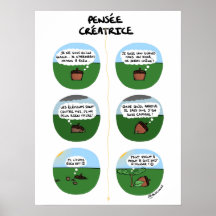 Poster "Pensée créatrice"