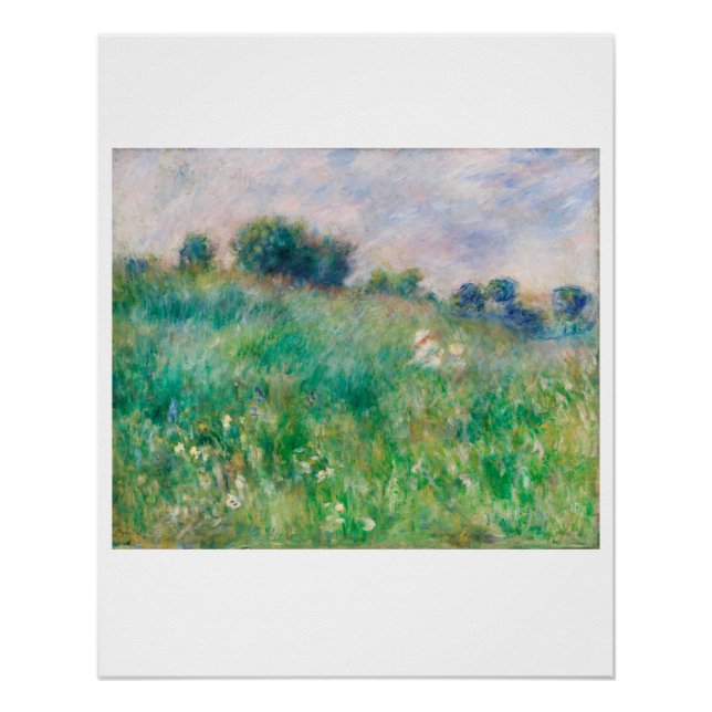 POSTER : PIERRE AUGUSTE RENOIR: MEADOW 1880 (Front)