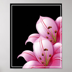 Poster-Pink Lillie's Poster