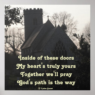 Poster Poem Ode To Pray By Ladee Basset