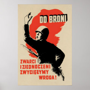 Poster Poland To the arms! United we will defeat