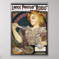 Poster/Print:  Alphonse Mucha-Lance Parfum "Rodo"