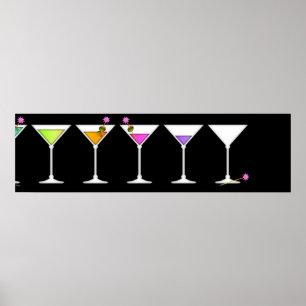 Poster, Print,  Art - MARTINIS: Going, Going, GONE Poster