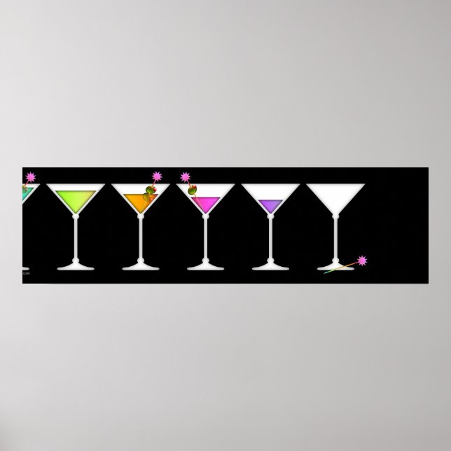 Poster, Print,  Art - MARTINIS: Going, Going, GONE Poster (Front)