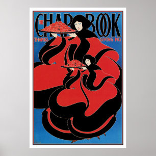 Poster Print: Art Nouveau - Bradley - Thanksgiving