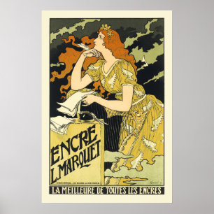 Poster/Print:  Art Nouveau Vintage Poster