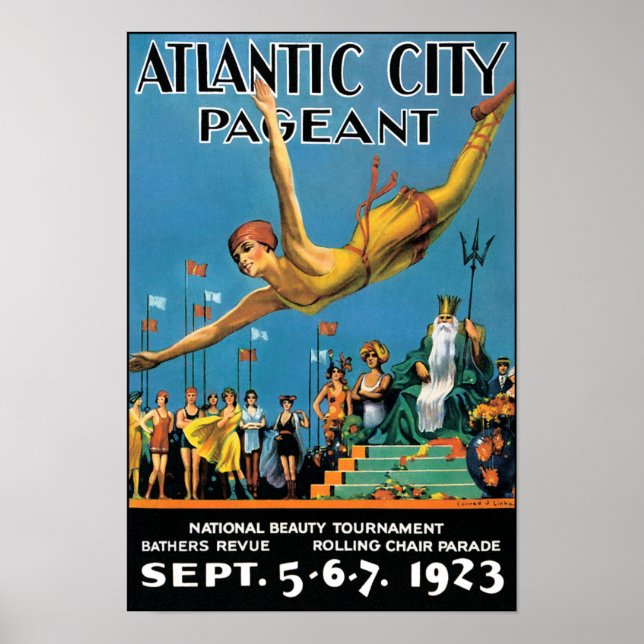 Poster/Print:  Atlantic City Beauty Pageant Poster (Front)