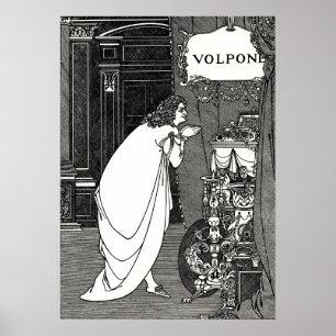 Poster Print: Aubrey Beardsley -Volpone