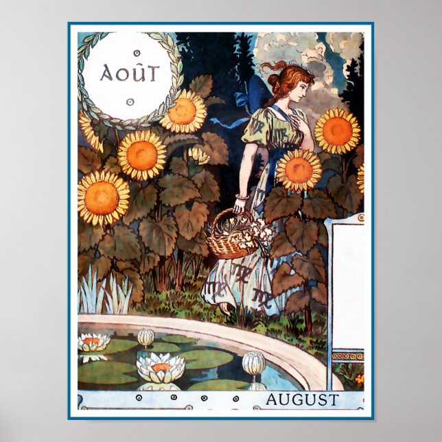 Poster/Print:  August/ Auot Poster (Front)