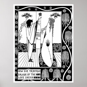 Poster/Print: Beardsley -The Love Drink Poster
