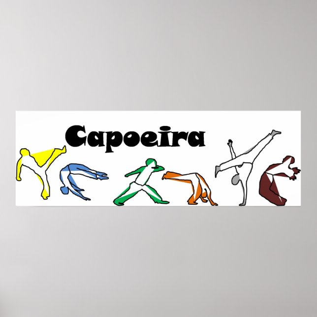 poster print  capoeira techniques axe (Front)