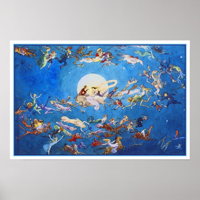 Poster/Print: "Dance Around the Moon" by C. Doyle Poster (Front)