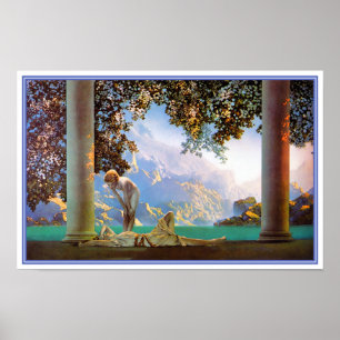 Poster/Print: Daybreak - Maxfield Parrish Poster