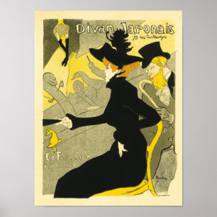 Poster/Print: Divan Japonais by Toulouse-Lautrec Poster
