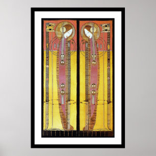 Poster Print:  Embroidered Panels