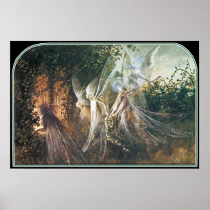 Poster/Print: Fairies by John Anster Fitzgerald Poster