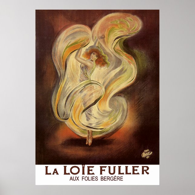 Poster Print: Folies Bergere La Loie Fuller (Front)