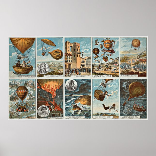 Poster/Print: Hot Air Balloons - Dream of Flight Poster (Front)