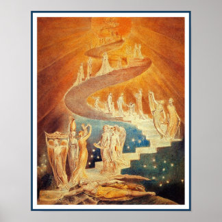 Poster/Print: Jacob's Ladder - William Blake Poster