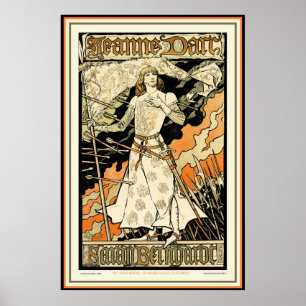 Poster/Print: Jeanne d'Arc, Sarah Bernhardt Poster