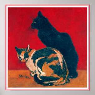 Poster/Print:  Les Chats by Theophile Steinlen Poster