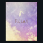 Poster.... Relax Poster<br><div class="desc">Abstract Sky and Clouds with the appearance of glitter</div>
