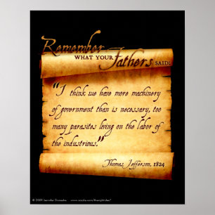 Poster - Remember What Your Fathers Said