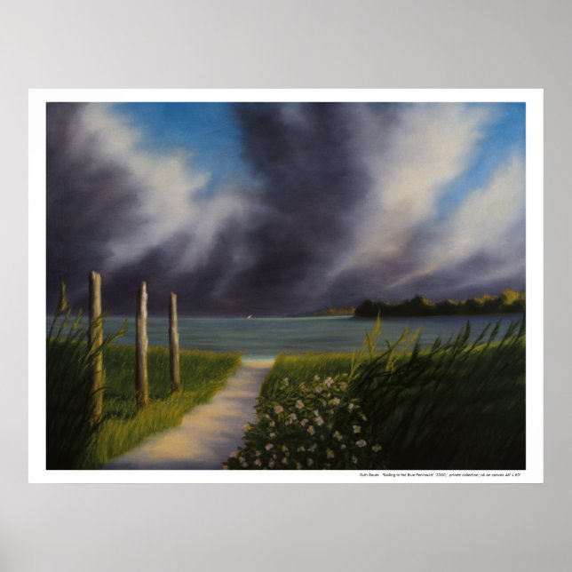 Poster:  "Sailing to the Blue Peninsula" Poster (Front)