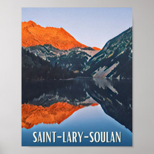 Poster Saint-Lary-Soulan Ski Resort